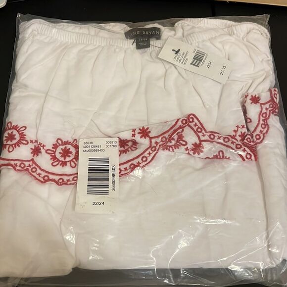 Lane Bryant -Swing Ruffle Off-The-Shoulder Knit Top - Picture 3 of 4